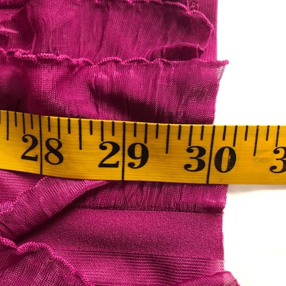 Antthony Original pink long sleeve ruffle Top XL - Picture 8 of 8